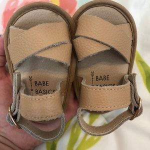 Leather strappy sandals